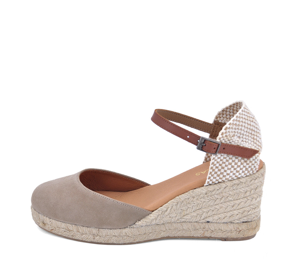 103 ALPARGATA CUÑA ANTE TAUPE