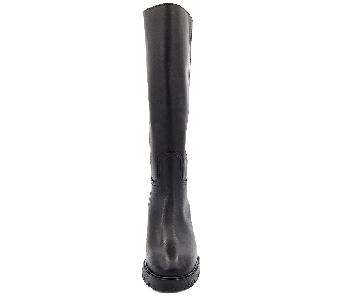 5730 BOTA PIEL TACÓN NEGRA