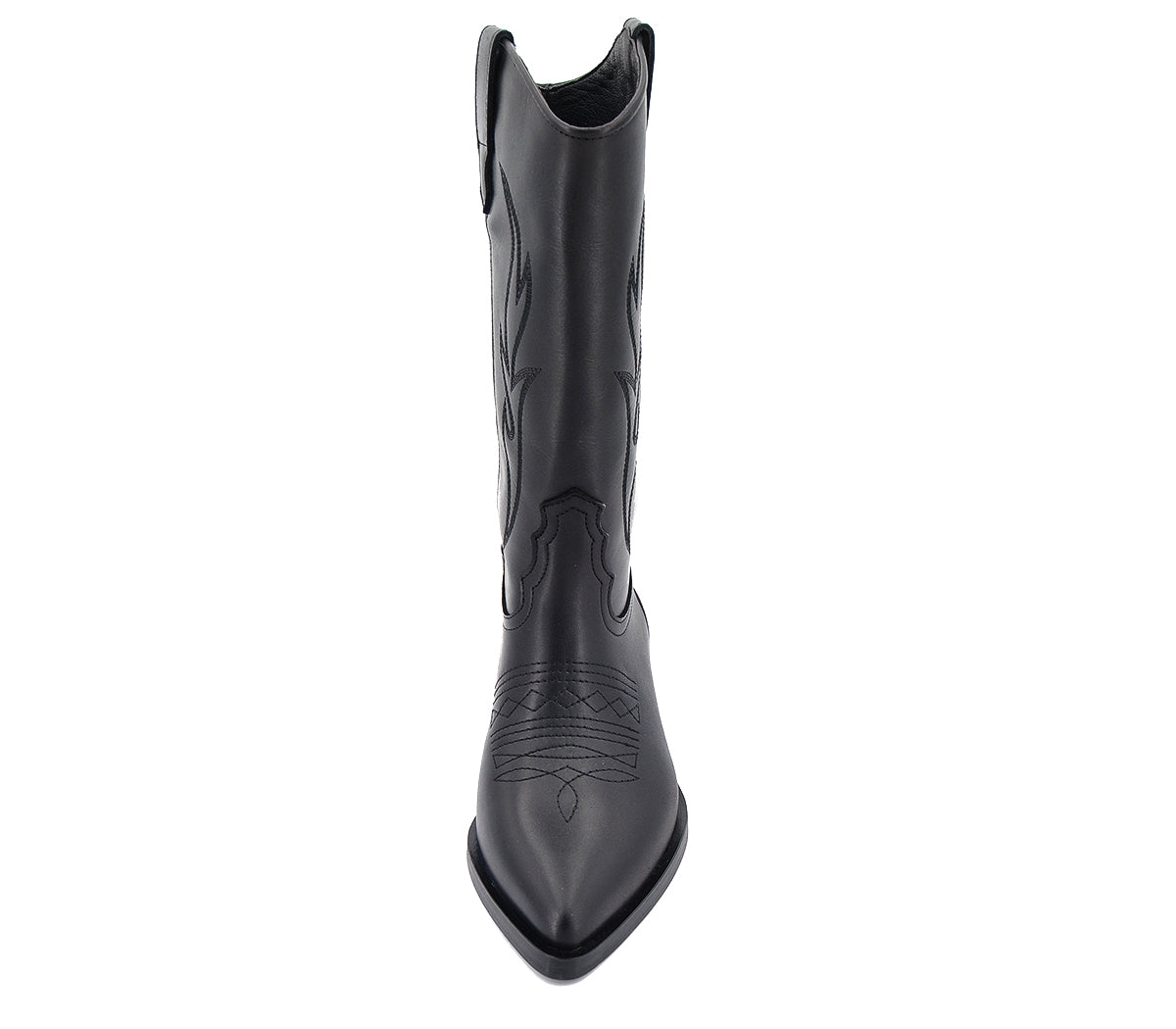 5255 BOTA ALTA COWBOY PIEL NEGRA