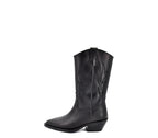 5255 BOTA ALTA COWBOY PIEL NEGRA