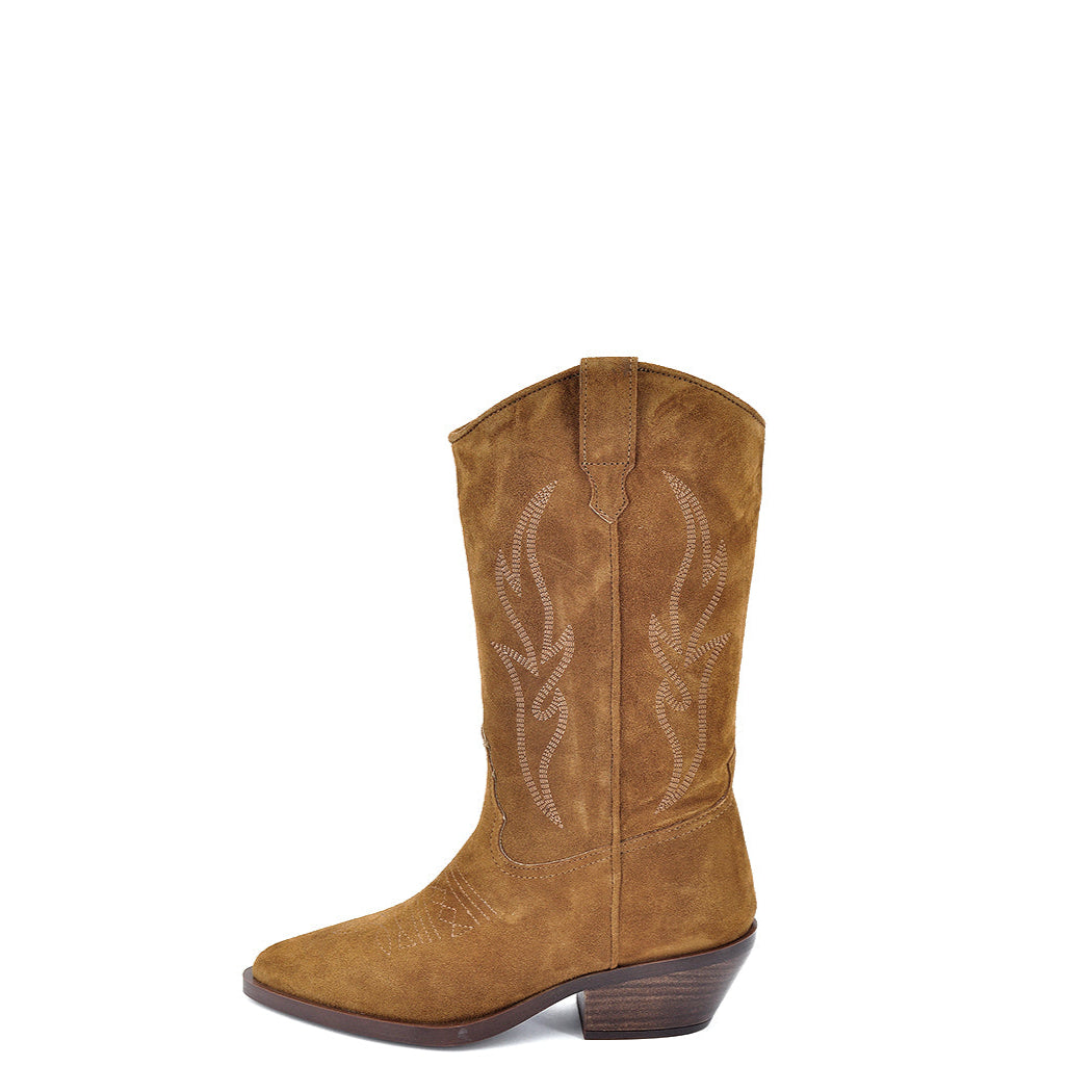 5255 BOTA ALTA COWBOY SERRAJE CUERO