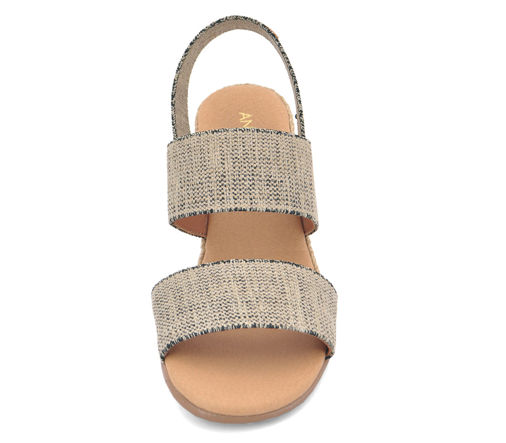 531 ALPARGATA ELÁSTICO BEIGE-NEGRO