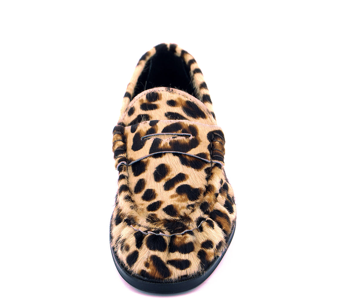5328 MOCASÍN FRUNCIDO PELO ESTAMPADO LEOPARDO