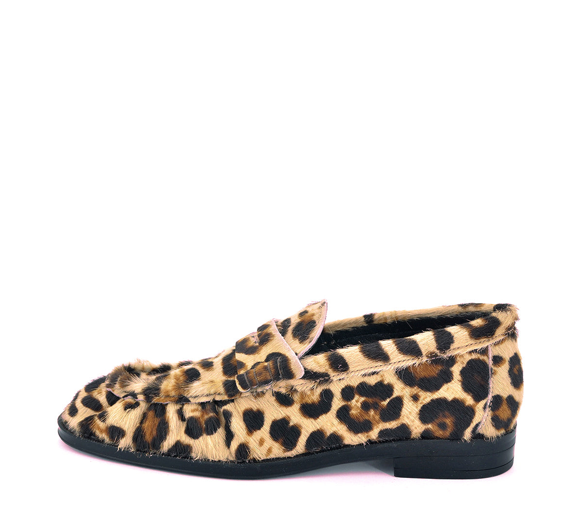 5328 MOCASÍN FRUNCIDO PELO ESTAMPADO LEOPARDO