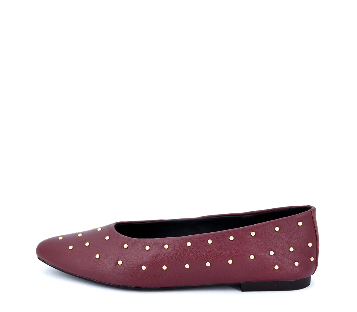 5558 BAILARINA TACHAS PIEL BURDEOS