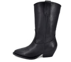 5687 BOTA ALTA COWBOY PIEL NEGRA
