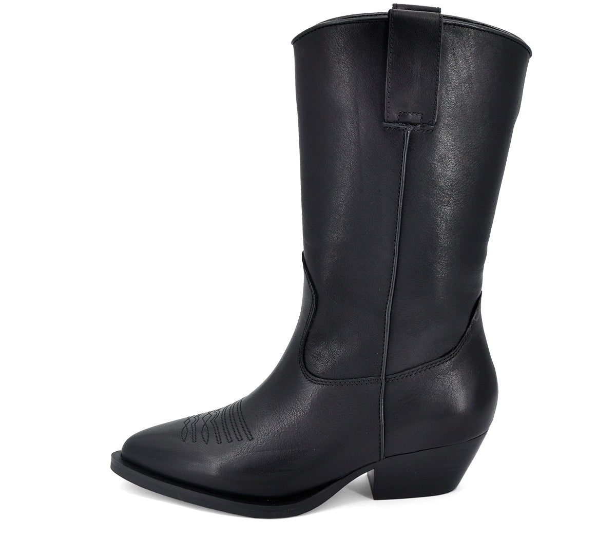 5687 BOTA ALTA COWBOY PIEL NEGRA