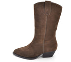 5687 BOTA ALTA COWBOY SERRAJE MARRÓN