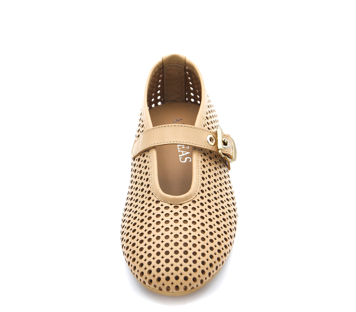 A7317 BAILARINA CAMEL PERFORADA PIEL