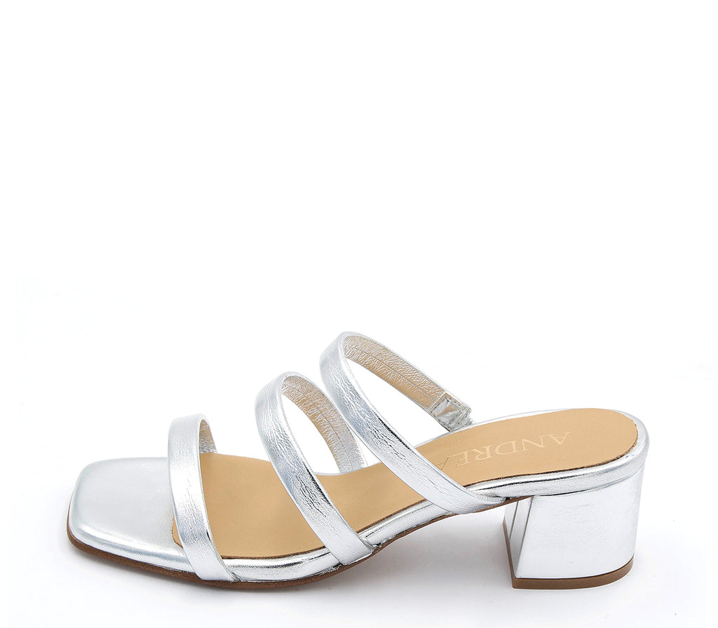 SILVER SANDAL A6959 M VE25|12