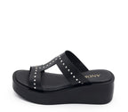 BLACK SANDAL A7404 P VE25|15