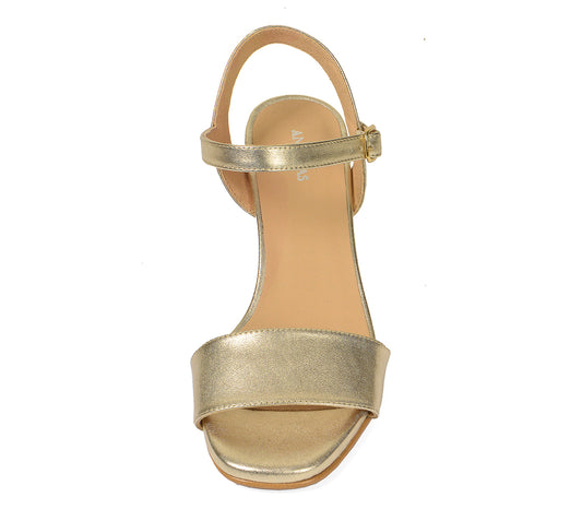 A4914 SANDALIA TACON PLATINO