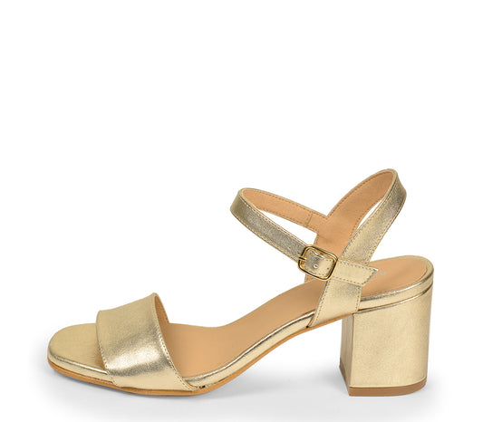 A4914 SANDALIA TACON PLATINO