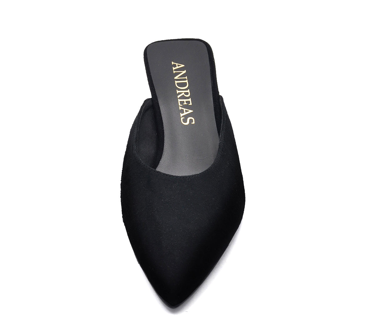 BLACK HEEL MULE A7477 A VE25|15