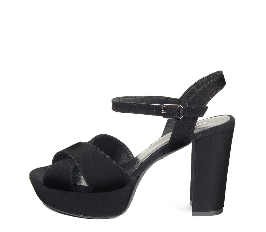 A3124 SANDALIA ANTELINA TACÓN NEGRO