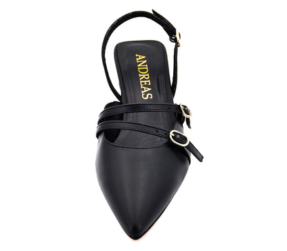 A7087 ZAPATO DESTALONADO NEGRO