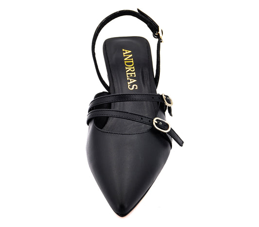 A7087 ZAPATO DESTALONADO NEGRO