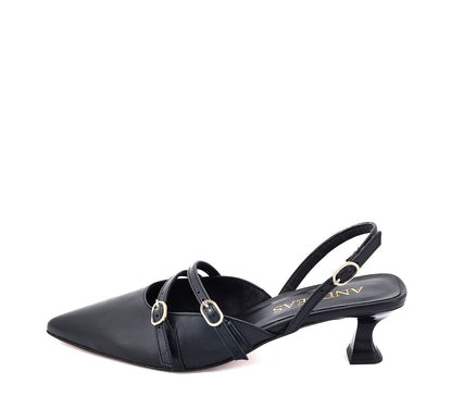 A7087 ZAPATO DESTALONADO NEGRO