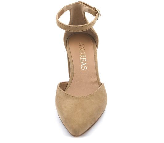 ZAPATO TACÓN CAMEL A4194 A VE25|54