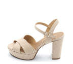 BEIGE HEEL SANDAL A3124 A VE25|03