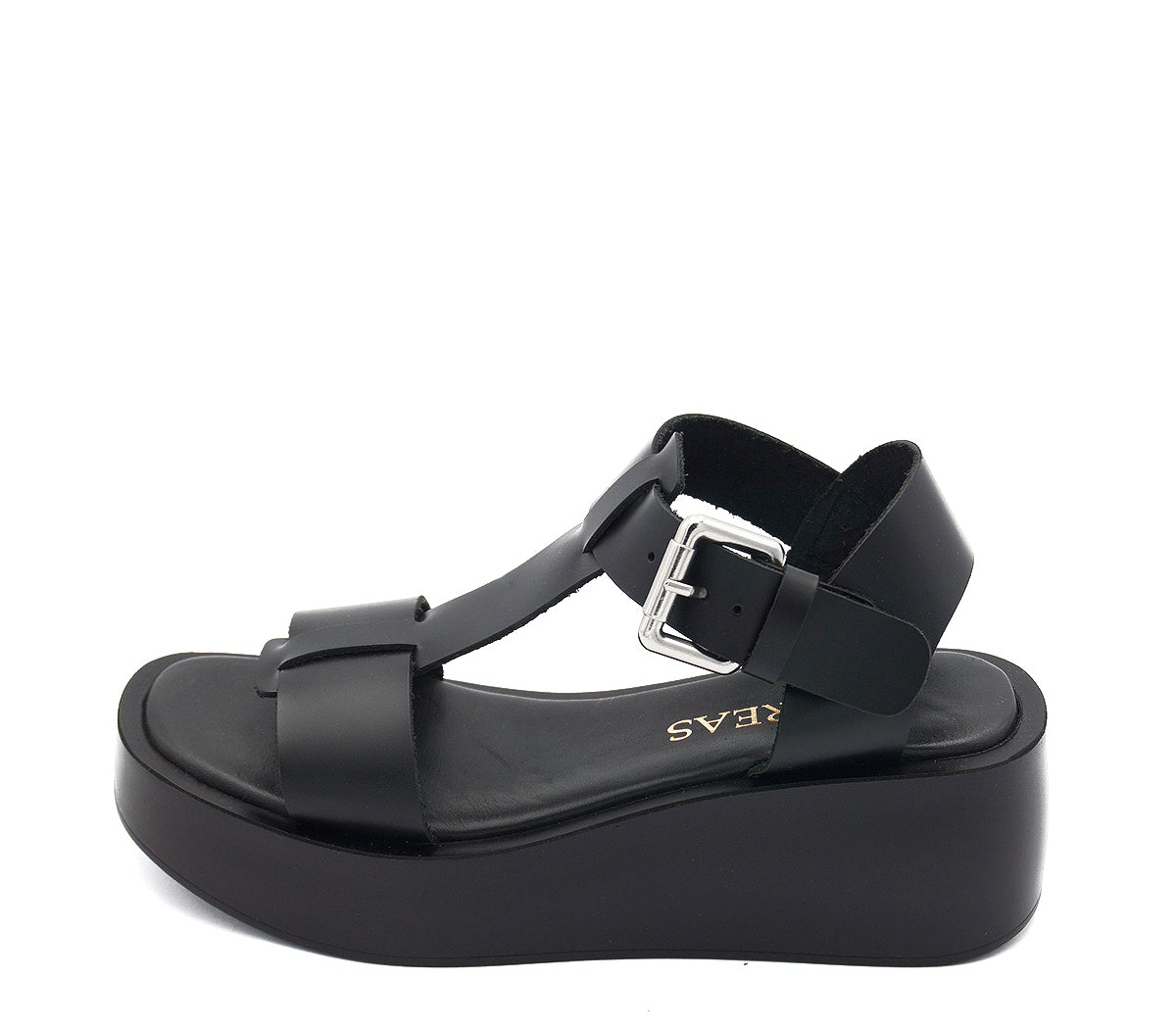 BLACK SANDAL A7406 P VE25|15