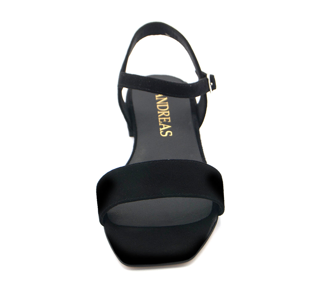 BLACK SANDAL A7476 A VE25|15