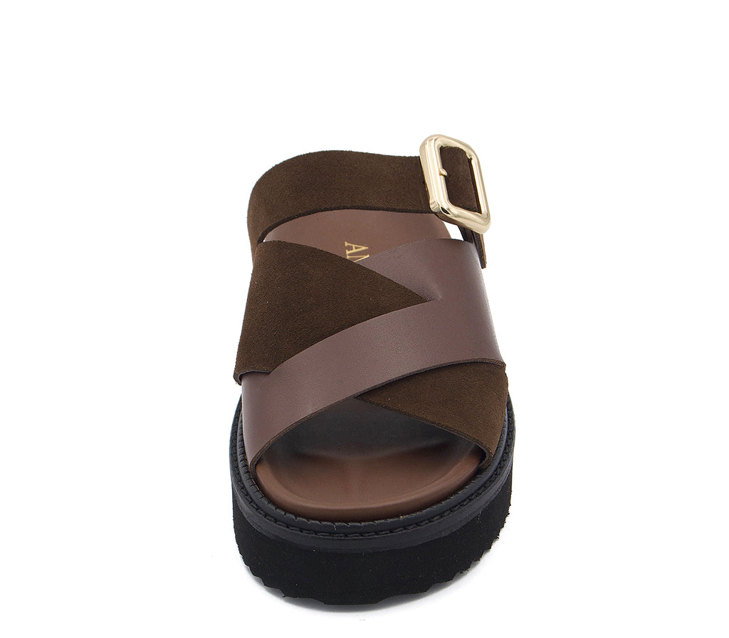 BROWN SANDAL A7350 S VE25|48