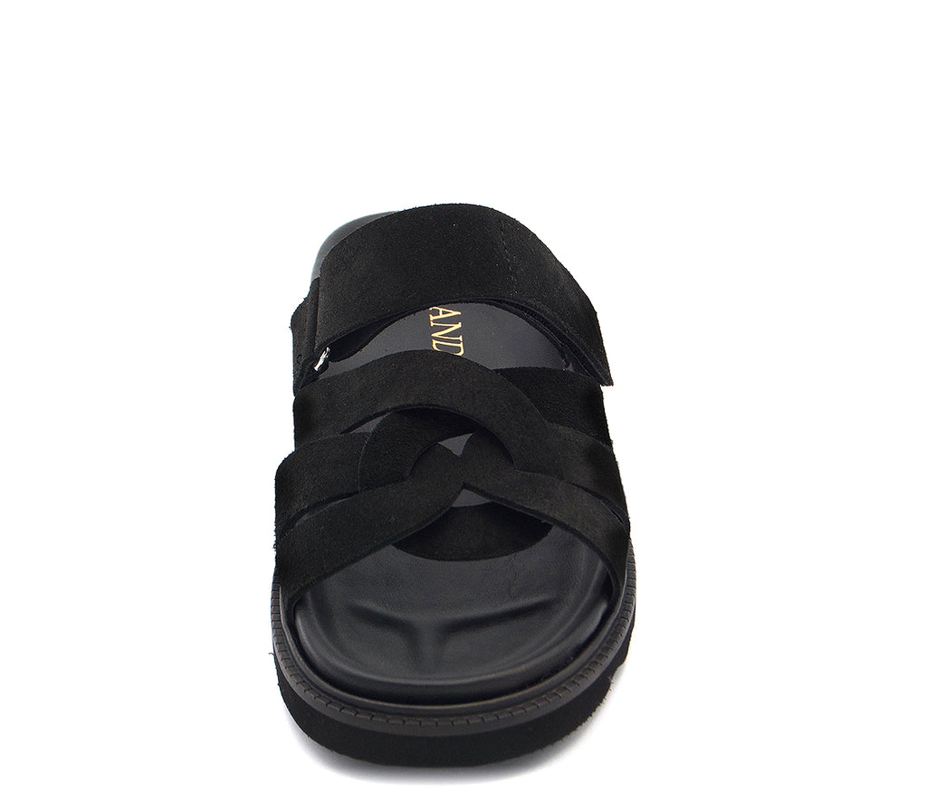 BLACK SANDAL A7348 S VE25|15