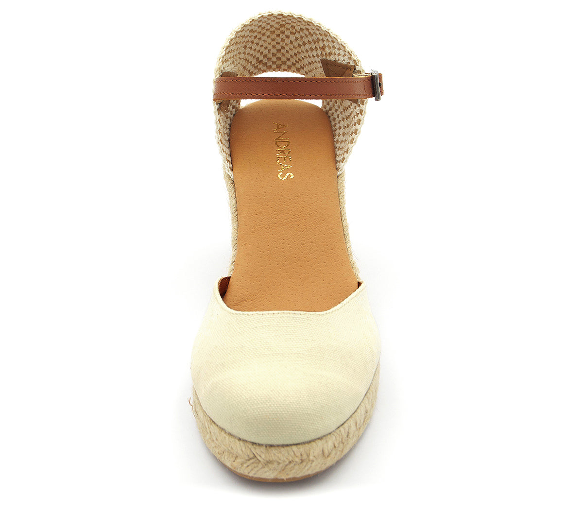 103 ALPARGATA CUÑA LONA BEIGE