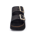 BLACK SANDAL G106362 R VE25|15