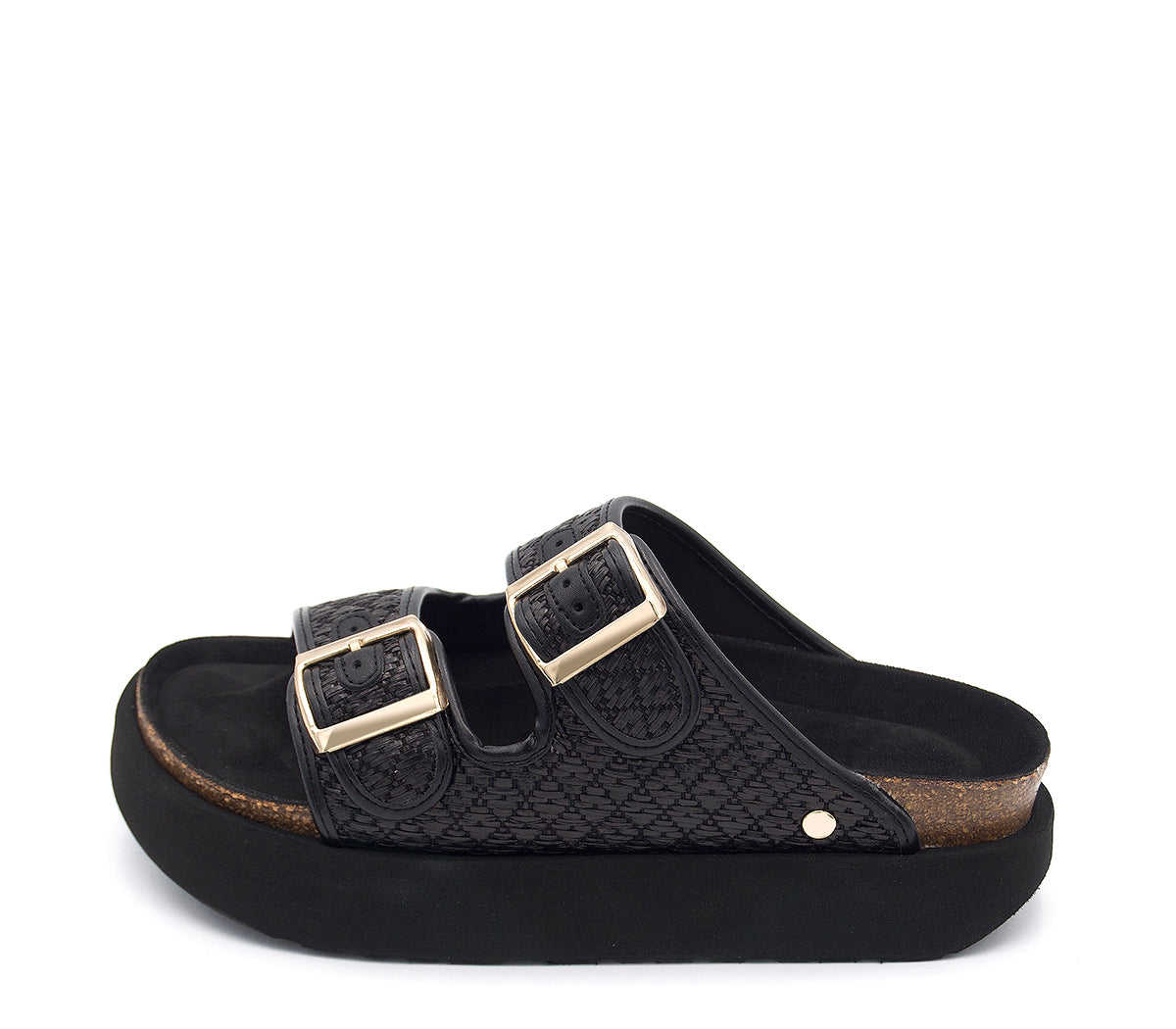 BLACK SANDAL G106362 R VE25|15