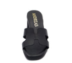 BLACK SANDAL F-11 P VE25|15