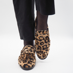5328 MOCASÍN FRUNCIDO PELO ESTAMPADO LEOPARDO