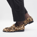 5328 MOCASÍN FRUNCIDO PELO ESTAMPADO LEOPARDO
