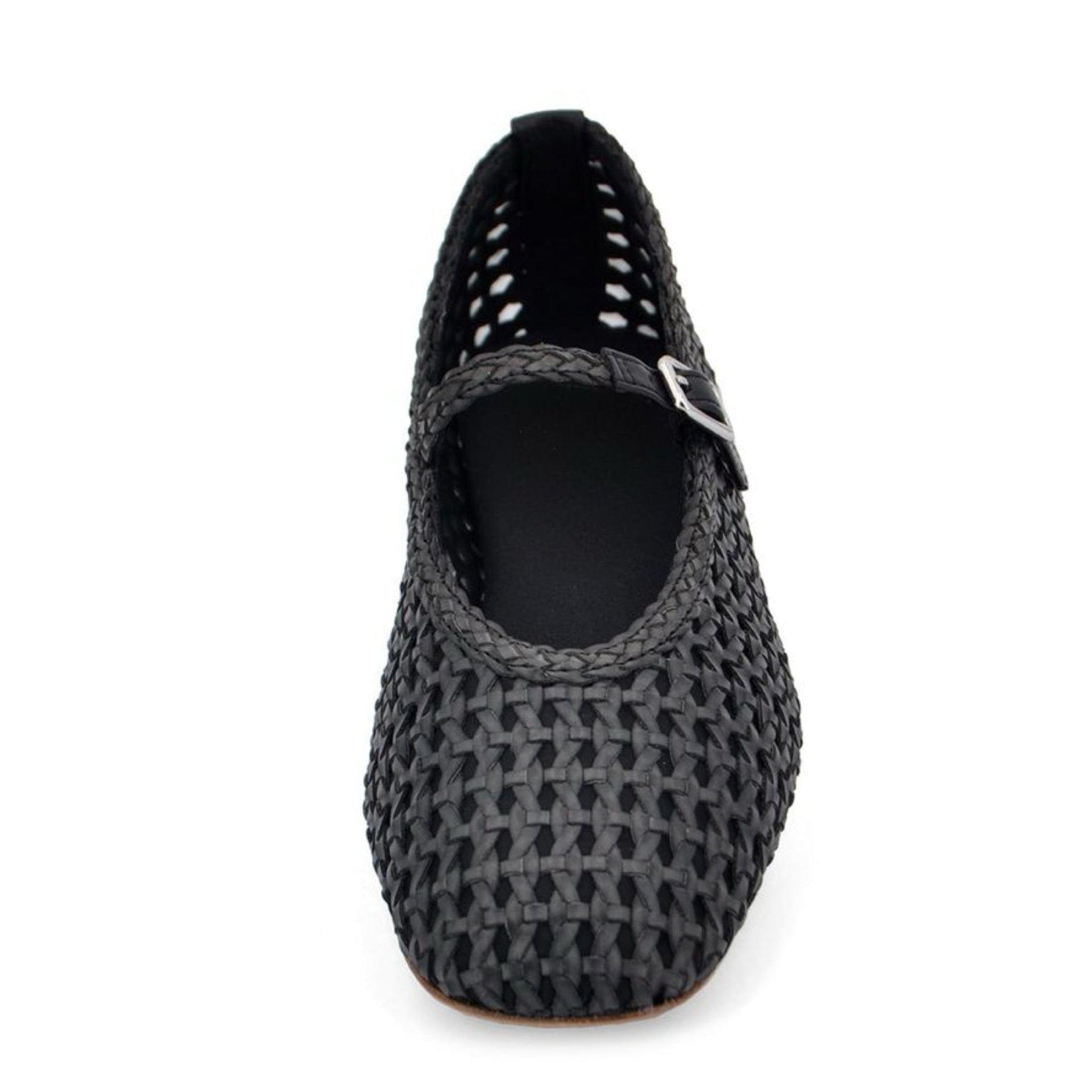 5551 BAILARINA EFECTO TRENZADO NEGRO