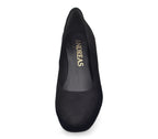 A2966 ZAPATO TACÓN ANTE NEGRO