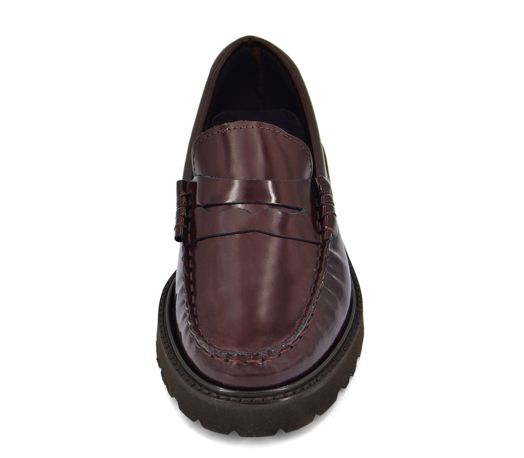 A7862 MOCASÍN FLORENTIC  PIEL BURDEOS