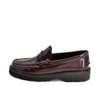 A7862 MOCASÍN FLORENTIC  PIEL BURDEOS