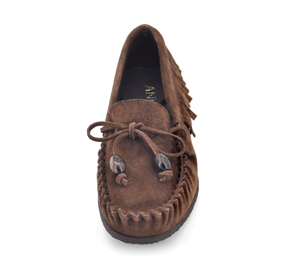 A7870 MOCASÍN  SERRAJE FLECOS MARRÓN