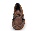 A7871 MOCASÍN SERRAJE MARRÓN Y PELO