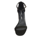 A1161 SANDALO TACCO CAMOSCIO NERO