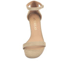 A1161 SANDALIA TACÓN ANTE CAMEL
