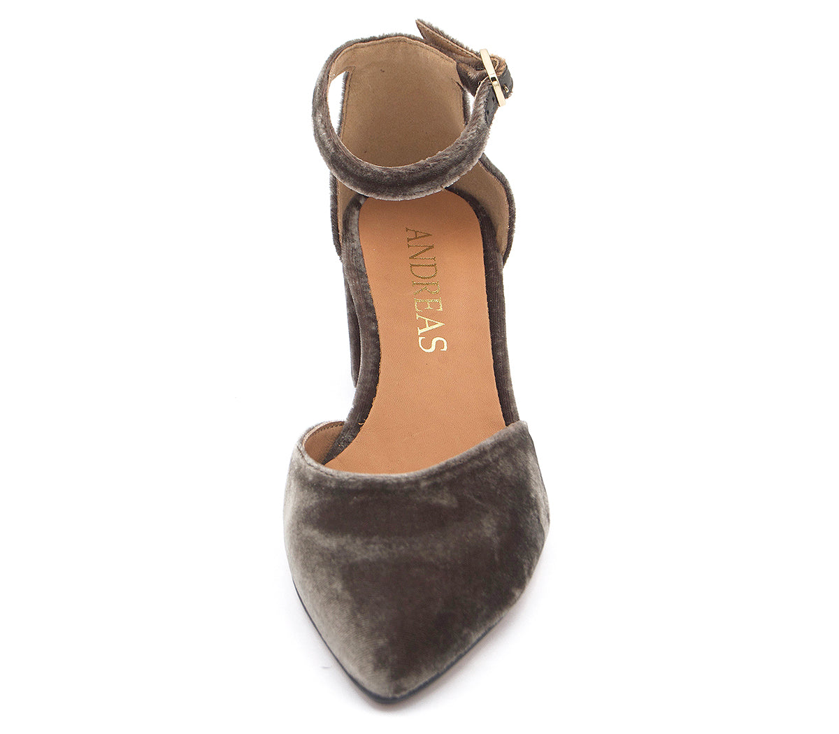 A4194 ZAPATO TERCIOPELO TAUPE