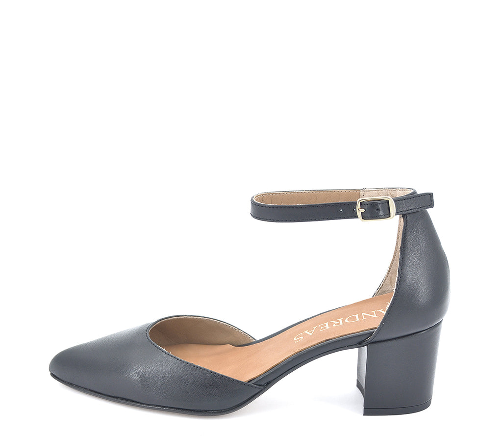 BLACK HIGH HEEL SHOE A4194 P INV26|15