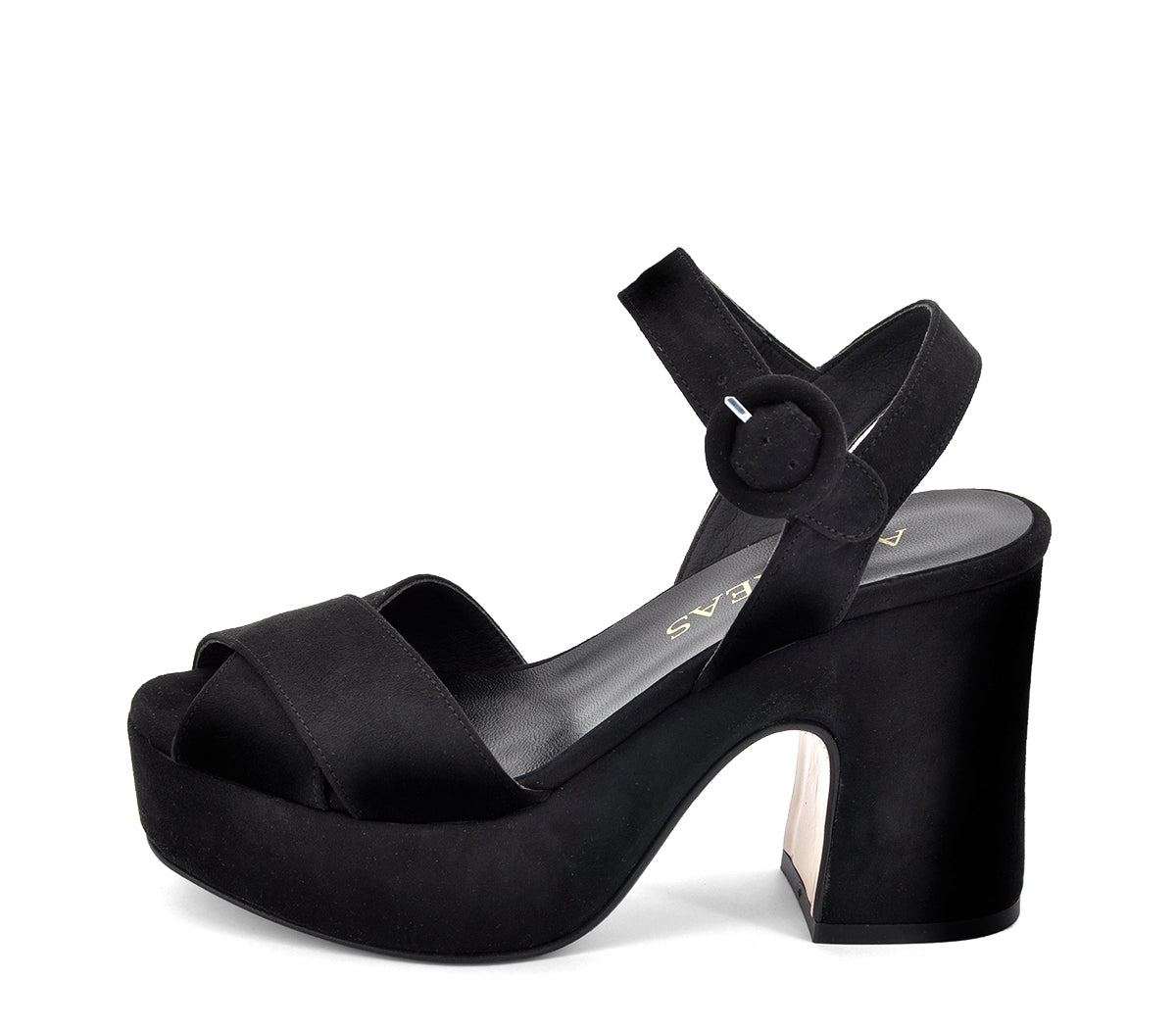 A5198 SANDALIA ANTELINA NEGRA.
