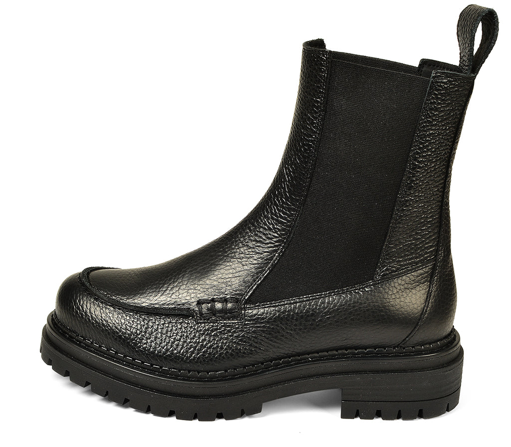 A6457 BOTÍN CHELSEA PIEL NEGRA