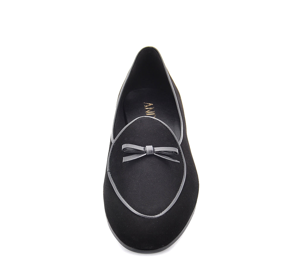A7111 MOCASÍN LAZO ANTE NEGRO