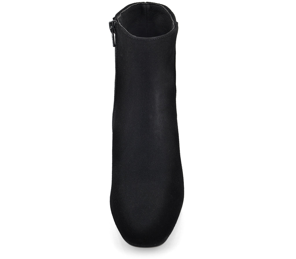 A7493 BOTÍN TACÓN SERRAJE NEGRO