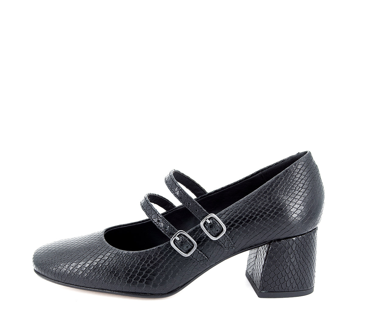 A7494 BLACK HEEL SHOE