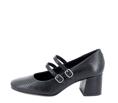 A7494 BLACK HEEL SHOE